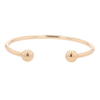 9ct Yellow Gold Torque Plain Bangle