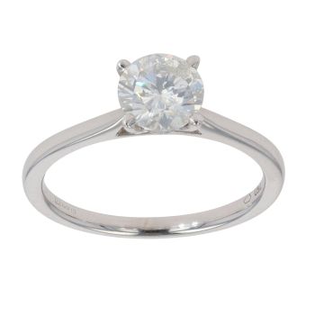 18ct White Gold 1.07ct Brilliant Cut Diamond Solitaire Ring