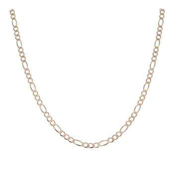 9ct Yellow Gold Figaro Chain 18"