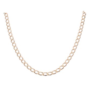 9ct Yellow Gold Curb Chain 20"