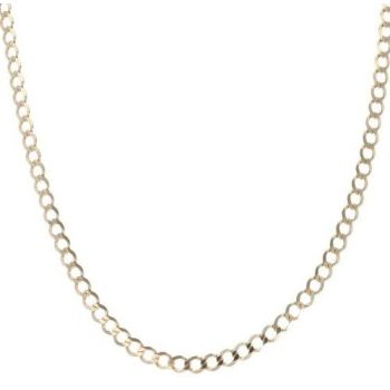 9ct Yellow Gold Curb Chain 20"