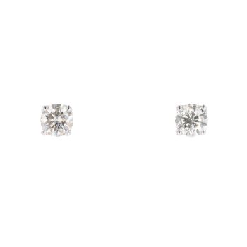 18ct White Gold 0.65ct Diamond Stud  Earrings