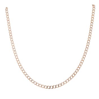 9ct Yellow Gold Curb Chain 22"