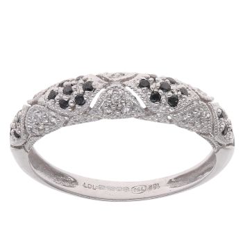 18ct White Gold 0.20ct Diamond Fancy Ring