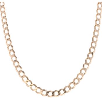 9ct Yellow Gold Curb Chain 20"
