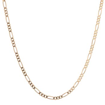 9ct Yellow Gold Figaro Chain 20"