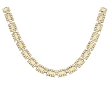 9ct Yellow Gold Fancy Chain 16"