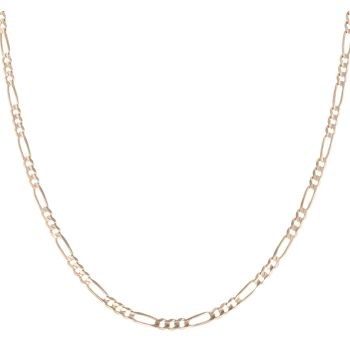 9ct Yellow Gold Figaro Chain 22"