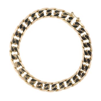 9ct Yellow Gold Curb Bracelet 6.5"