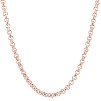 9ct Rose Gold Belcher Chain 24"