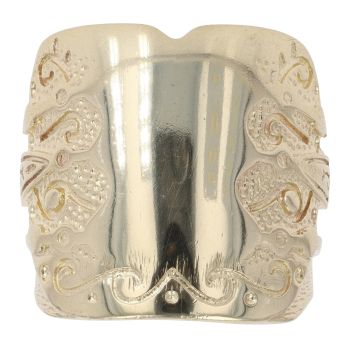 9ct Yellow Gold Fancy Saddle Ring