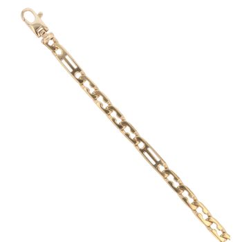 9ct Yellow Gold Fancy Bracelet 7.5"