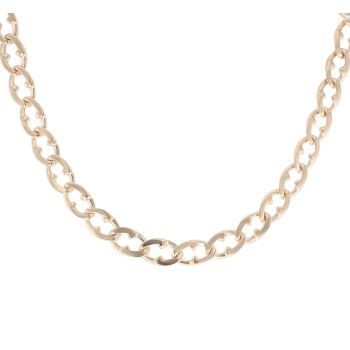 9ct Yellow Gold Oval Linked Chain 16"