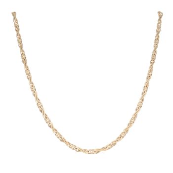 9ct Yellow Gold Fancy Chain 18"