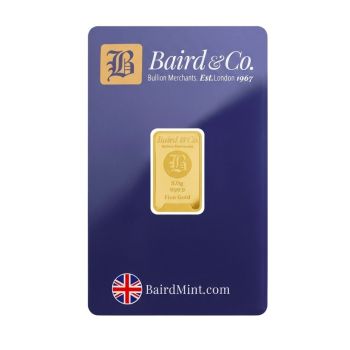 24ct Pure Yellow Gold Minted Gold Bar - 5g