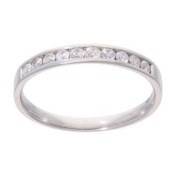 18ct White Gold 0.20ct Diamond Eternity Ring