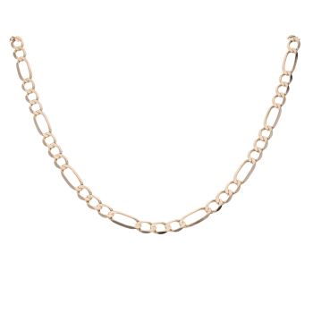 9ct Yellow Gold Figaro Chain 22"