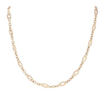 9ct Yellow Gold Fancy Chain 20"