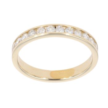14ct Yellow Gold 0.50ct Brilliant Cut Diamond Eternity Ring