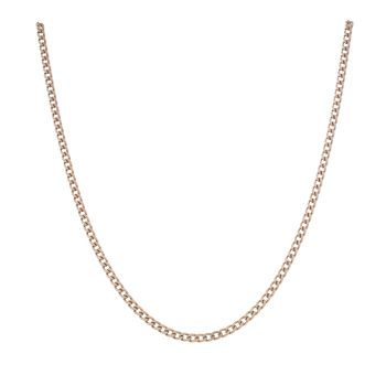 9ct Yellow Gold Curb Chain 18"