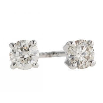 18ct White Gold 0.47ct Diamond Stud Earrings