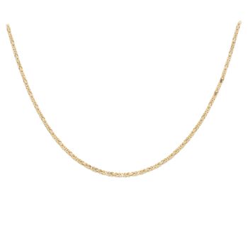 9ct Yellow Gold Byzantine Chain 18"