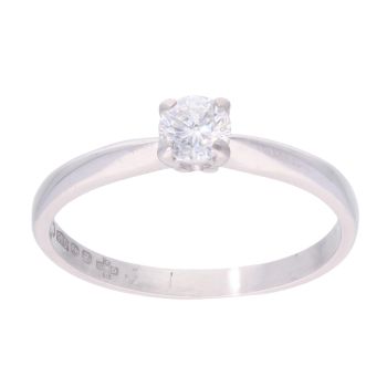 Platinum 0.33ct Diamond Solitaire Ring