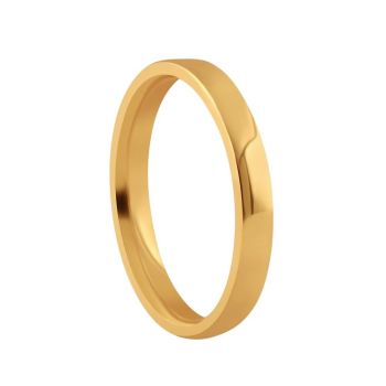 22ct Yellow Gold Band Plain Polish