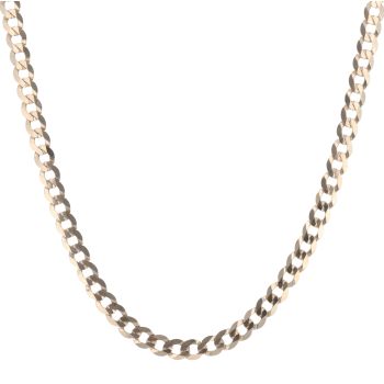 9ct Yellow Gold Curb Chain 18"