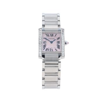 Cartier Custom Tank Pre Owned Watch Ref 2384