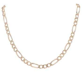 9ct Yellow Gold Figaro Chain 20"