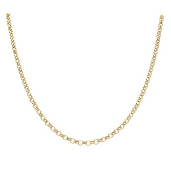 9ct Yellow Gold Belcher Chain 20"