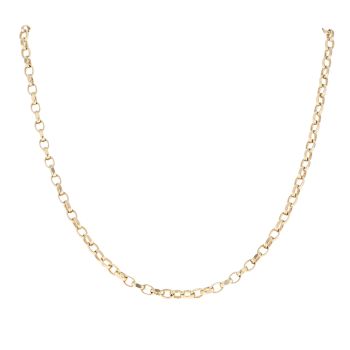 9ct Yellow Gold Belcher Chain 16"