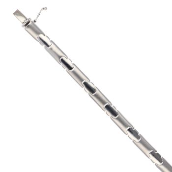 9ct White Gold Fancy Bracelet 7"