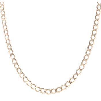 9ct Yellow Gold Curb Chain 28"
