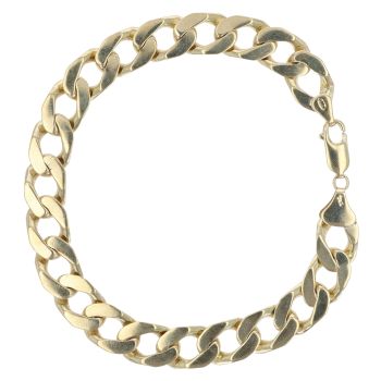 9ct Yellow Gold Curb Bracelet 8.5"