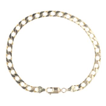9ct Yellow Gold Curb Bracelet 8.5"