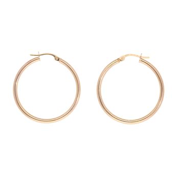 9ct Yellow Gold Hoop Earrings
