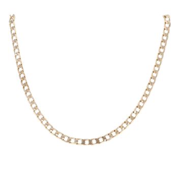 9ct Yellow Gold Curb Chain 18"