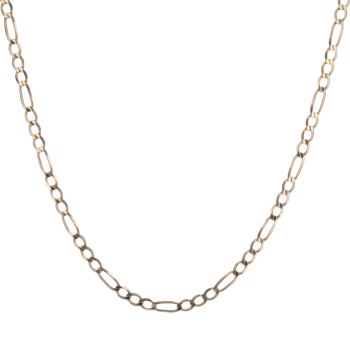 9ct Yellow Gold Figaro Chain 20"