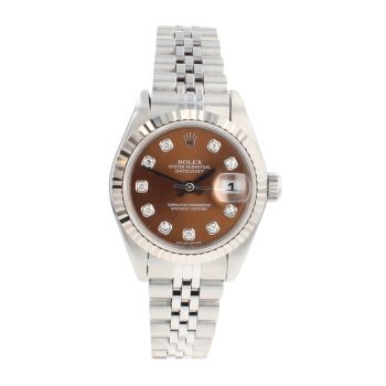 Rolex Custom Datejust Pre Owned Watch Ref 179174