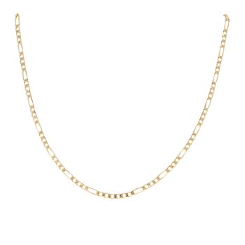 9ct Yellow Gold Figaro Chain 24"