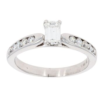 18ct White Gold 0.60ct Diamond Solitaire Ring