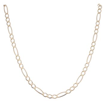9ct Yellow Gold Figaro Chain 24"