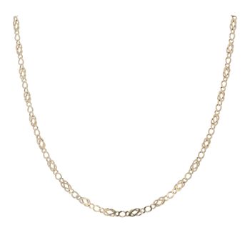 9ct Yellow Gold Fancy Chain 18"