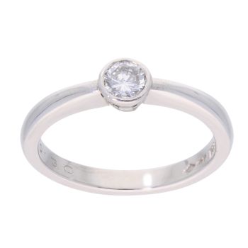 Platinum 0.30ct Diamond Solitaire Ring
