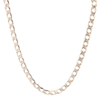 9ct Yellow Gold Double Curb Chain 20"