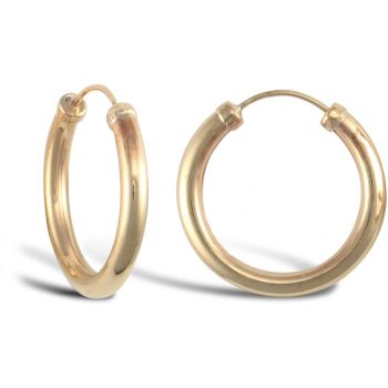 9ct Yellow Gold Hoop Earrings
