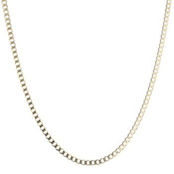 9ct Yellow Gold Curb Chain 22"