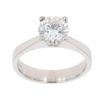 18ct White Gold 1.50ct Brilliant Cut Diamond Solitaire Ring